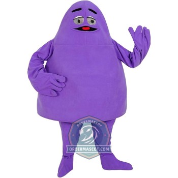 Grimace Mascot Costume