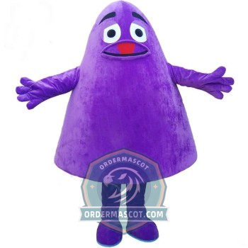 Realistic Grimace Mascot Costume