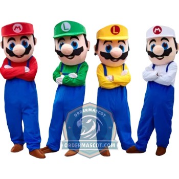 Super Mario Mascot Costume For Adult