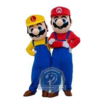 Realistic Mario & Luigi Mascot Costume