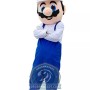 White Mario Mascot Costume