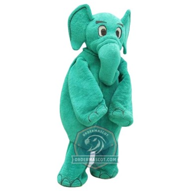 Green Elephant Mascot Costume