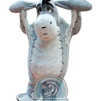 Eeyore Donkey Mascot Costume