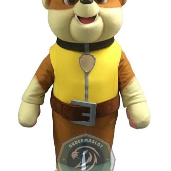 Deluxe Lightweight Paw Patrol Rubble Dog Mascot Costume