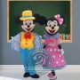 Happy Mickey & Minnie Mascot Costume