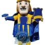 Blue & Yellow Spartan Warrior Mascot Costume