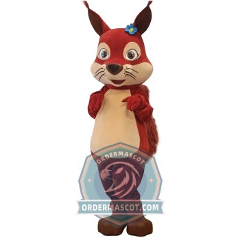 Cute Squirrel Mascot Costume