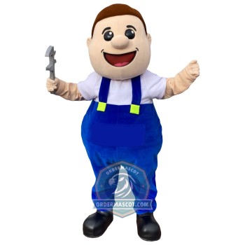 Repairman Mascot Costume