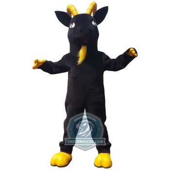 Black Ram Mascot Costume