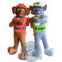  Rocky & Zuma Paw Patrol Mascot Costume