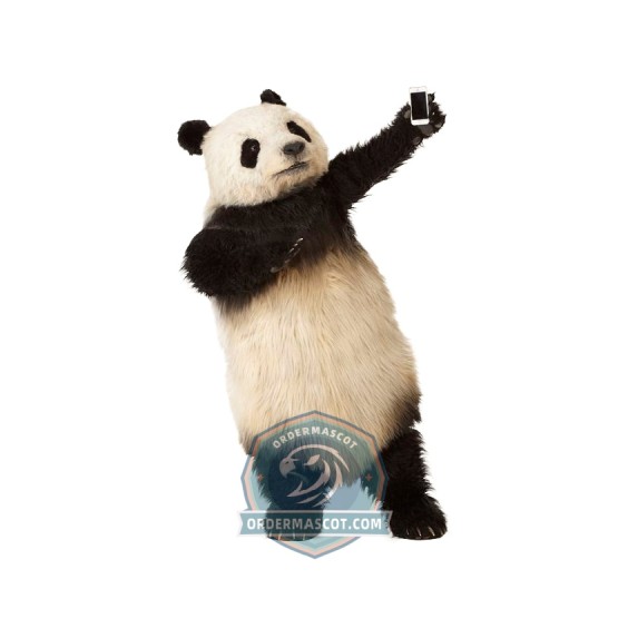 Realistic Lightiweght Panda Mascot Costume