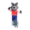 Sport Lightweight Wolf Mascot Costume For Adult