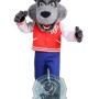 Sport Lightweight Wolf Mascot Costume For Adult