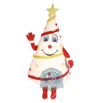 Happy Christmas Tree Mascot Costume