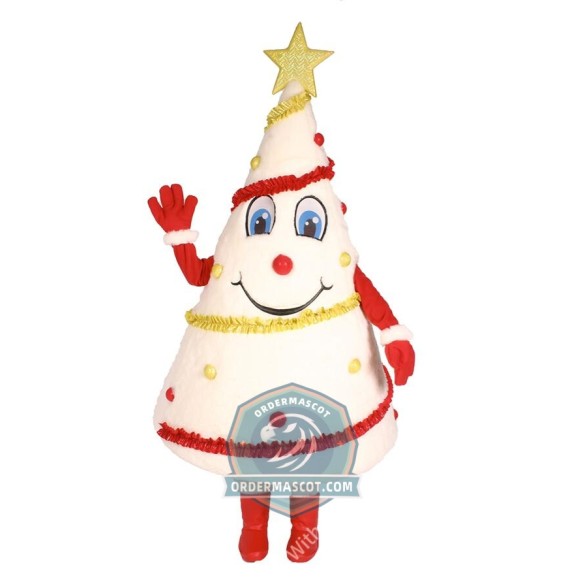 Happy Christmas Tree Mascot Costume