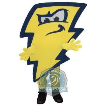 Lightning Mascot Costume