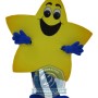 Happy Yellow Star Mascot Costume