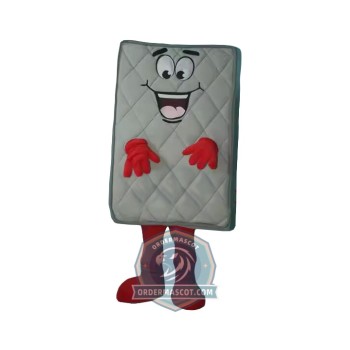 Grey Mattress Mascot Costume