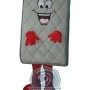 Grey Mattress Mascot Costume
