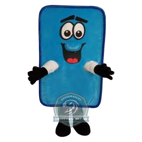 Blue Mattress Mascot Costume