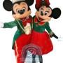 Realistic Christmas Mickey & Minnie Mascot Costume