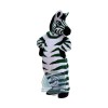 Realistic Zebra Mascot Costume