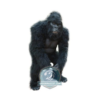 Realistic Gorilla Mascot Costume