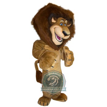 Alex The Lion Mascot Costume
