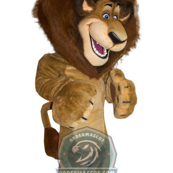 Alex The Lion Mascot Costume