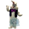 White Easter Bunny Mascot Costume