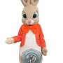 Red Jacket Easter Bunny Mascot Costume