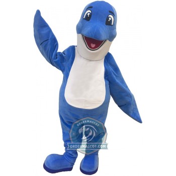 Realistic Dolphin Mascot Costume