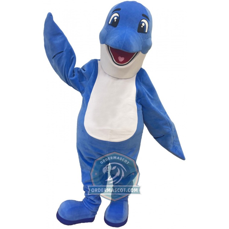 Realistic Dolphin Mascot Costume