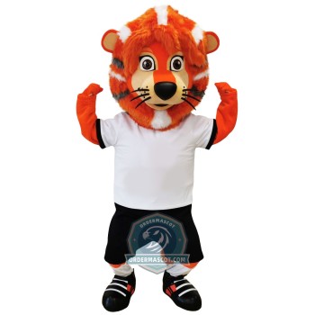 Deluxe Sport Lion Mascot Costume