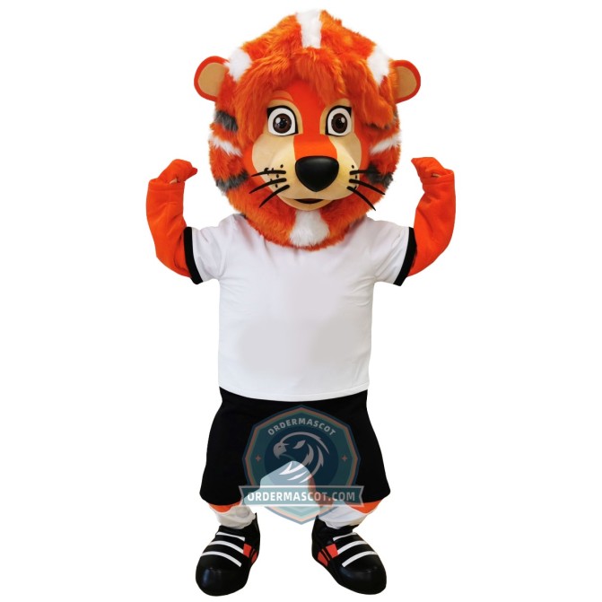 Deluxe Sport Lion Mascot Costume