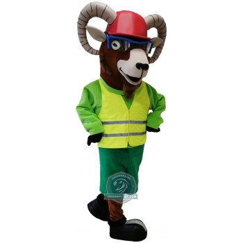 Realistic Ram Mascot Costume