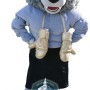 Grey Lightweight Wolf Mascot Costume