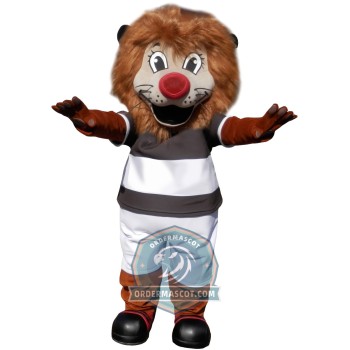 Happy Lightweight Lion Mascot Costume