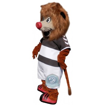 Happy Lightweight Lion Mascot Costume