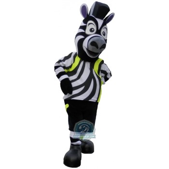 Realistic Zebra Mascot Costume For Adult