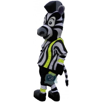 Realistic Zebra Mascot Costume For Adult