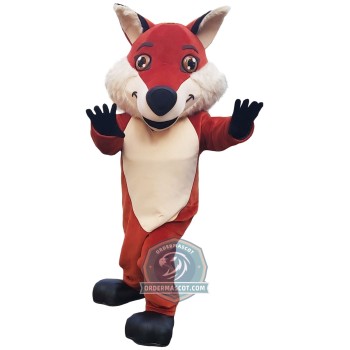 Realistic Fox Mascot Costume