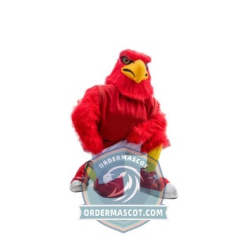 Deluxe Red Eagle Mascot Costume