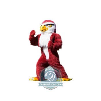 Fierce Red Eagle Mascot Costume
