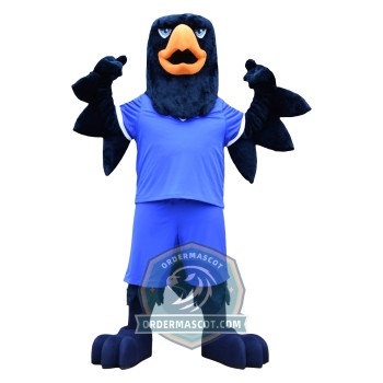 Adult Blue Eagle Mascot Costume