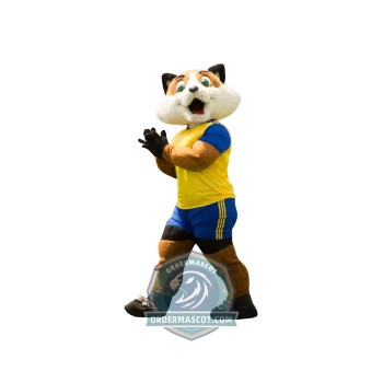 Friendly Fox Mascot Costume For Adult