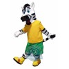 Friendly Zebra Mascot Costume