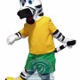 Friendly Zebra Mascot Costume