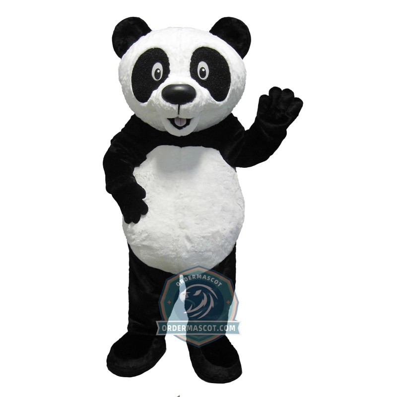 Deluxe Panda Mascot Costume