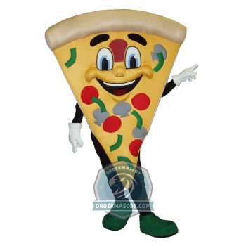 Realistic Pizza Mascot Costume